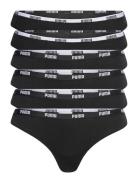 Puma Women String 6P Ecom Sport Panties Thong Black PUMA