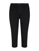 Sc-Nadira Bottoms Trousers Capri Trousers Black Soyaconcept