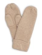 Signe Mittens Accessories Gloves Thumb Gloves Beige SUI AVA