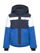 Vail Jkt Jr Sport Snow-ski Clothing Snow-ski Jacket Blue Five Seasons