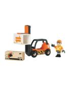 Brio 33573 Gaffeltruck Toys Toy Cars & Vehicles Toy Vehicles Construct...