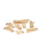 Brio 33402 Skinnesæt, 16 Dele Toys Toy Cars & Vehicles Toy Vehicles Tr...