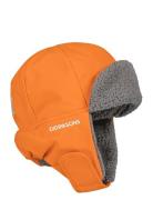 Biggles Cap 6 Accessories Headwear Hats Winter Hats Orange Didriksons