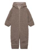 Pile Suit Bambi Outerwear Fleece Outerwear Fleece Coveralls Brown Whea...