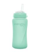 Glass Straw Bottle Healthy + Mint Green Baby & Maternity Baby Feeding ...