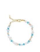 Mira Bracelet Accessories Jewellery Bracelets Pearl Bracelets Blue Iza...