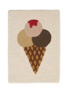 Ice Cream Tufted Miniature Rug / Wallhanger Home Kids Decor Rugs And C...