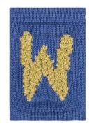 Knitted Letter W, Blue Home Kids Decor Decoration Accessories-details ...