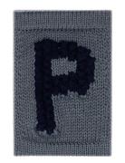 Knitted Letter P, Blue Home Kids Decor Decoration Accessories-details ...