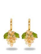 Champagne Jelly Earrings Designers Jewellery Earrings Hoops Gold ANNEL...