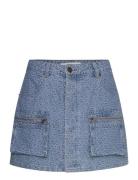 Skirt Skirts Short Skirts Blue Sofie Schnoor