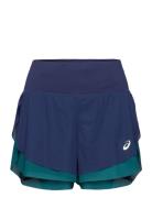 Nagino Tennis 3.5In 2-N-1 Layer Short Bottoms Shorts Sport Shorts Blue...