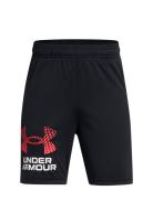 Ua Tech Logo Shorts Bottoms Shorts Sport Shorts Black Under Armour