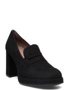 Clark Shoes Heels Heeled Loafers Black Wonders