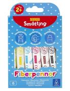 Småtting Fiberpennor 6-P Toys Creativity Drawing & Crafts Drawing Colo...