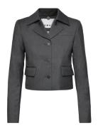 Light Wool Mini Blazer Blazers Cropped Blazers Grey REMAIN Birger Chri...