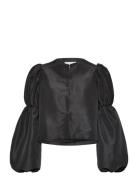 Zoey Blouse Designers Blouses Long-sleeved Black Malina