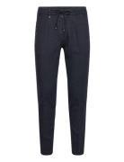 C-Genius-D-Rds-242F Bottoms Trousers Linen Trousers Blue BOSS