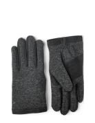 Ethan Charcoal Accessories Gloves Finger Gloves Grey Hestra