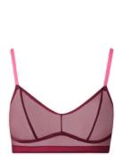 Mesh Balc Tte Lingerie Bras & Tops Balc Tte Bras Burgundy Understateme...