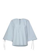 Rodebjer Gala Designers Blouses Long-sleeved Blue RODEBJER