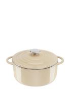 Tefal Lov Stewpot 25 Cm / 5 L Beige Home Kitchen Pots & Pans Casserole...