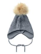 Nmmwrilla Wool Knit Hat Accessories Headwear Hats Winter Hats Blue Nam...