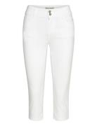 Sc-Erna Bottoms Trousers Capri Trousers White Soyaconcept