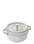 La Cocotte - Round Cast Iron Home Kitchen Pots & Pans Casserole Dishes...