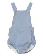 Linen Romper Bodies Sleeveless Bodies Blue Mango