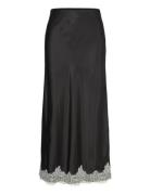 Berriesbbjoanel Skirt Skirts Maxi Skirts Black Bruuns Bazaar