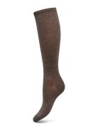 Nelly Glitter Knee Socks Lingerie Socks Knee High Socks Brown Mp Denma...