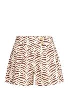 D6Syla Printed Short Bottoms Shorts Chino Shorts Brown Dante6