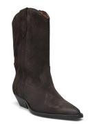 Nikki Suede Shoes Boots Cowboy Boots Brown Pavement