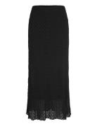 Rosalina Skirt Skirts Maxi Skirts Black NORR