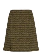 Ihkate Mosley Sk Skirts Short Skirts Khaki Green ICHI