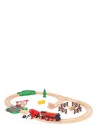 Togsæt Mighty Red Train Set Toys Toy Cars & Vehicles Toy Vehicles Trai...