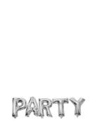 Foil Balloon Text Party 40 Cm Home Kids Decor Party Supplies Silver Jo...