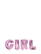 Foil Balloon Text Girl 40 Cm Home Kids Decor Party Supplies Pink Joker