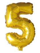 Foil Balloon Number 5 Gold 86 Cm Home Kids Decor Party Supplies Gold J...