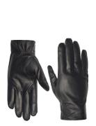 Classic Leather Gloves Accessories Gloves Finger Gloves Black Calvin K...