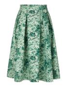 Abeydea Skirts Knee-length & Midi Skirts Green Dea Kudibal