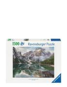 Lake Braies 1500P Home Decoration Puzzles & Games Puzzles Multi/patter...