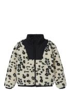 Nkfmabel Teddy Jacket Outerwear Jackets & Coats Anoraks Black Name It