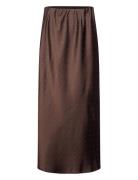 Julieta Skirt Skirts Maxi Skirts Brown Noella