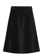 Mini Cord Stelly Skirt Skirts Knee-length & Midi Skirts Black Mads Nør...