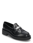 Biamonaco Snaffle Loafer Polido Shoes Flat Loafers Black Bianco