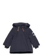 Nylon Baby Jacket - Solid Outerwear Jackets & Coats Anoraks Navy Mikk-...