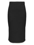 Onlchick Stitch Mv Skirt Knt Skirts Knee-length & Midi Skirts Black ON...