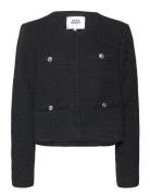 Norah Wool Tweed Jacket Blazers BouclÉ Blazers Black Twist & Tango